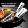 Stainless Steel Multifunctional Steak & Pancake Turner - Anti-Scald, Fish Clip, Kitchen Frying Spatula.