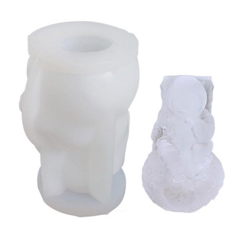 Silicone Astronaut Ice Cubes Tray Popsicles Making Tool for Home Gatherings and Beverage Decorations Drink Accessories