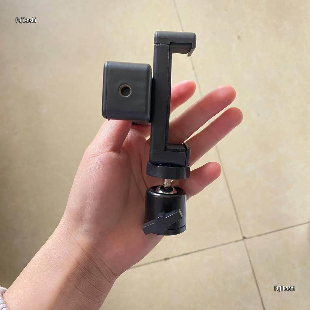 Support de Téléprompteur de Téléphone pour Double Appareil avec Pince Double Face et Trépied de Bureau