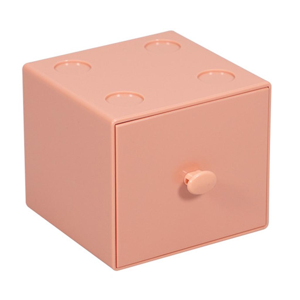 Desktop Storage Box PS    able Desk   Building Block with Drawer for Home Dorm School   Supply Accessory