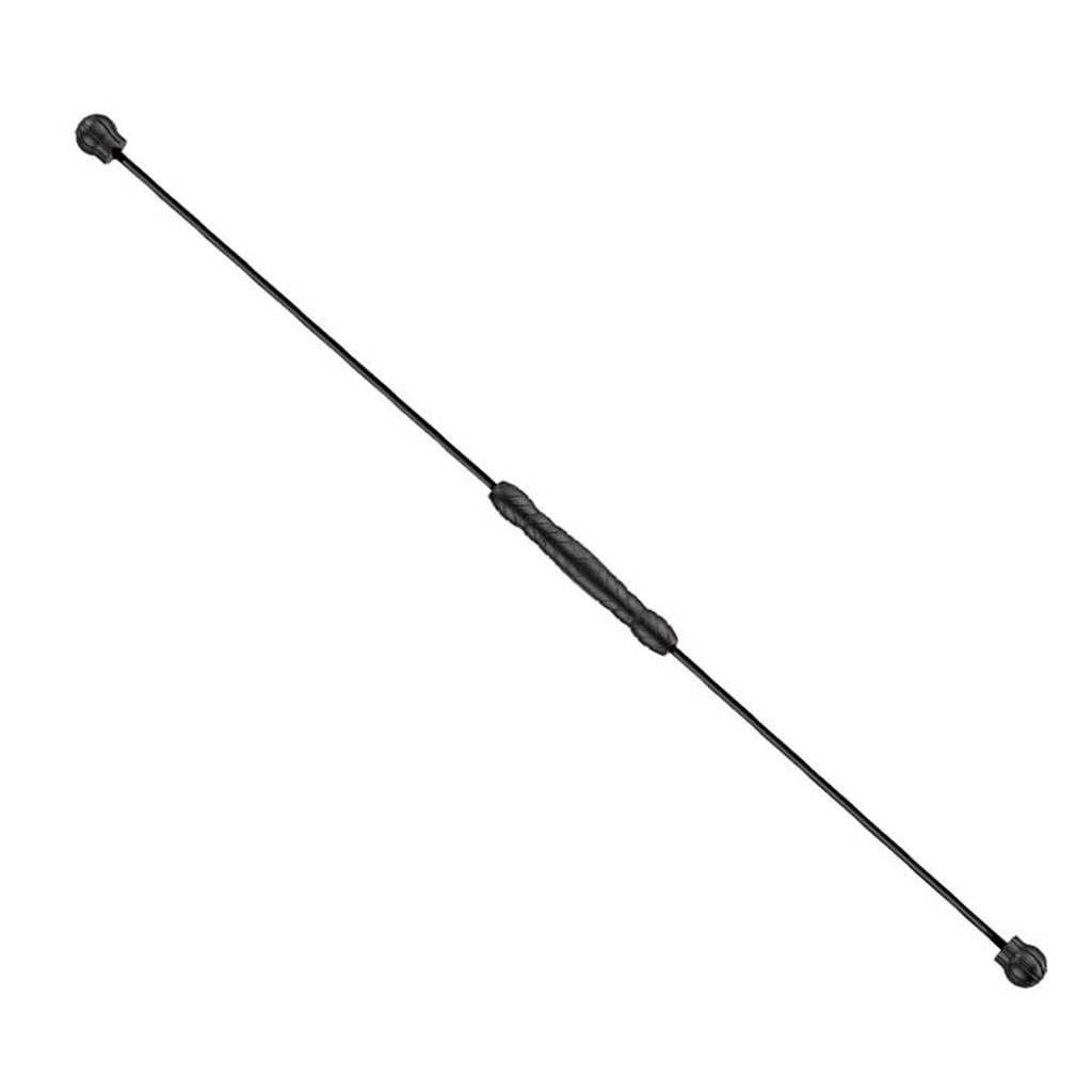 Elastic Fitness Bar Counter Function Muscle Training Ergonomic Handle Fitness Exercise Bar for Home Gym Outdoor Black Detachable Type with Counter