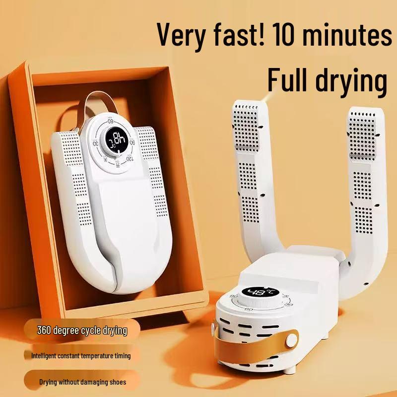 Folding Multi-Functional Retractable Shoe Dryer & Timer