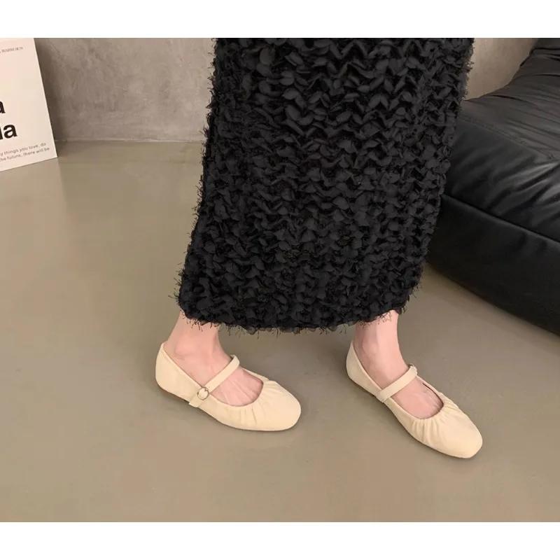 Newest Fashion Casual Woman Shoe Shallow Mouth Elegant Square Toe Female Footwear All-Match Summer Women's Shoes Zapatos Mujer