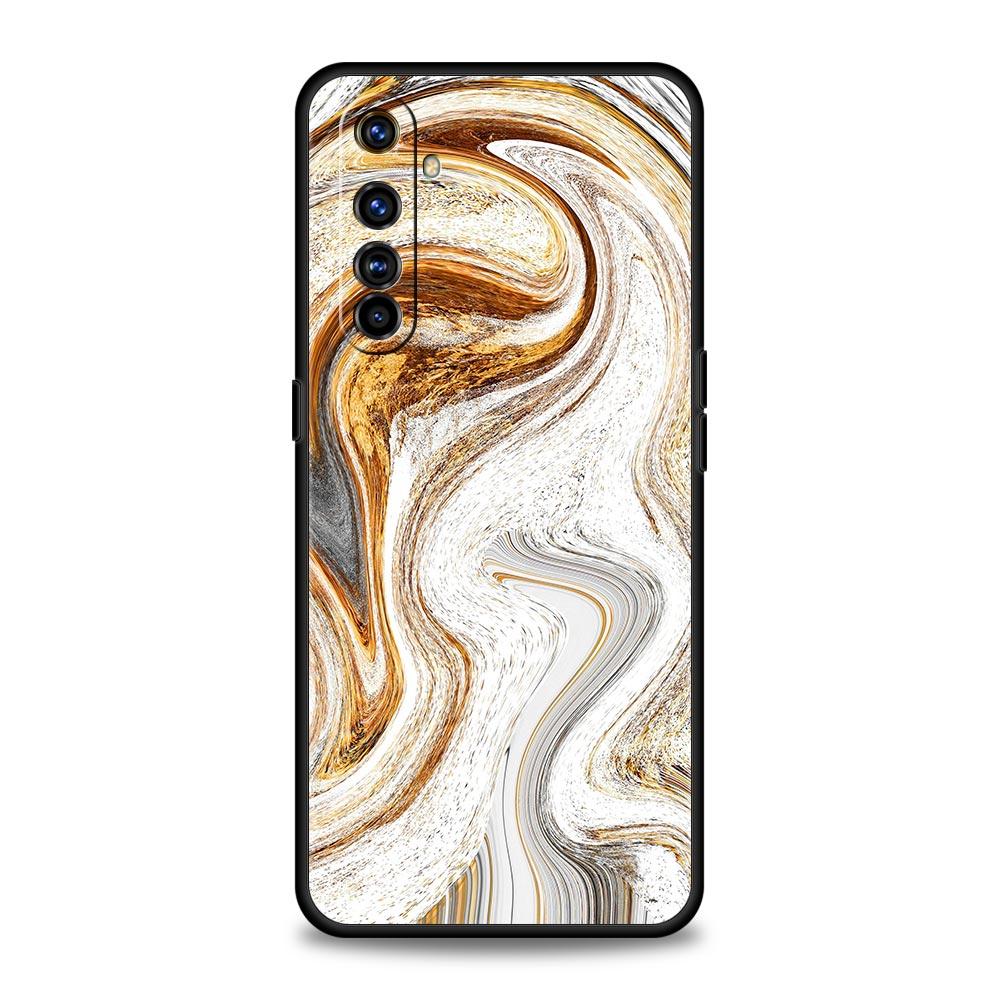 Vintage Marble Soft TPU For Realme 13 12 11 10 9 Pro Plus GT3 GT2 C21 C25 C35 C53 C55 C67 Pro 5G Phone Case Cover Fundas Capas
