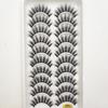 20 Style 10 Pairs Natural 3d Mink Lashes Soft False Eyelashes Cross Messy Dense Eye Lashes Extension Makeup Faux Cils Maquillaje