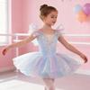 Aufgeplustertes Kinder-Ballettkleid Modernes Prinzessinnenkleid Modische Tanzkostüme Kinder Mädchen