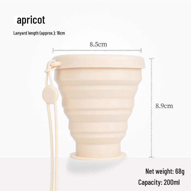 

Portable Collapsible Silicone Travel Cup for Camping and Toothbrushing
