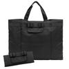 Plex Foldable Formal Bag, Sub-Bag, Large Capacity, Lightweight Tote, A3 Size, Ribbon, Formal Occasions, School, Class Visits, Black
