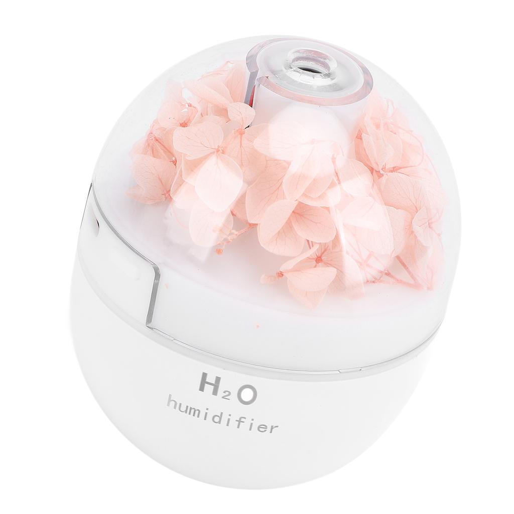 Konservierte Blume USB Luftbefeuchter mit 2 Nebelmodi 120 ml Wassertank Ätherischer Öldiffusor Nacht