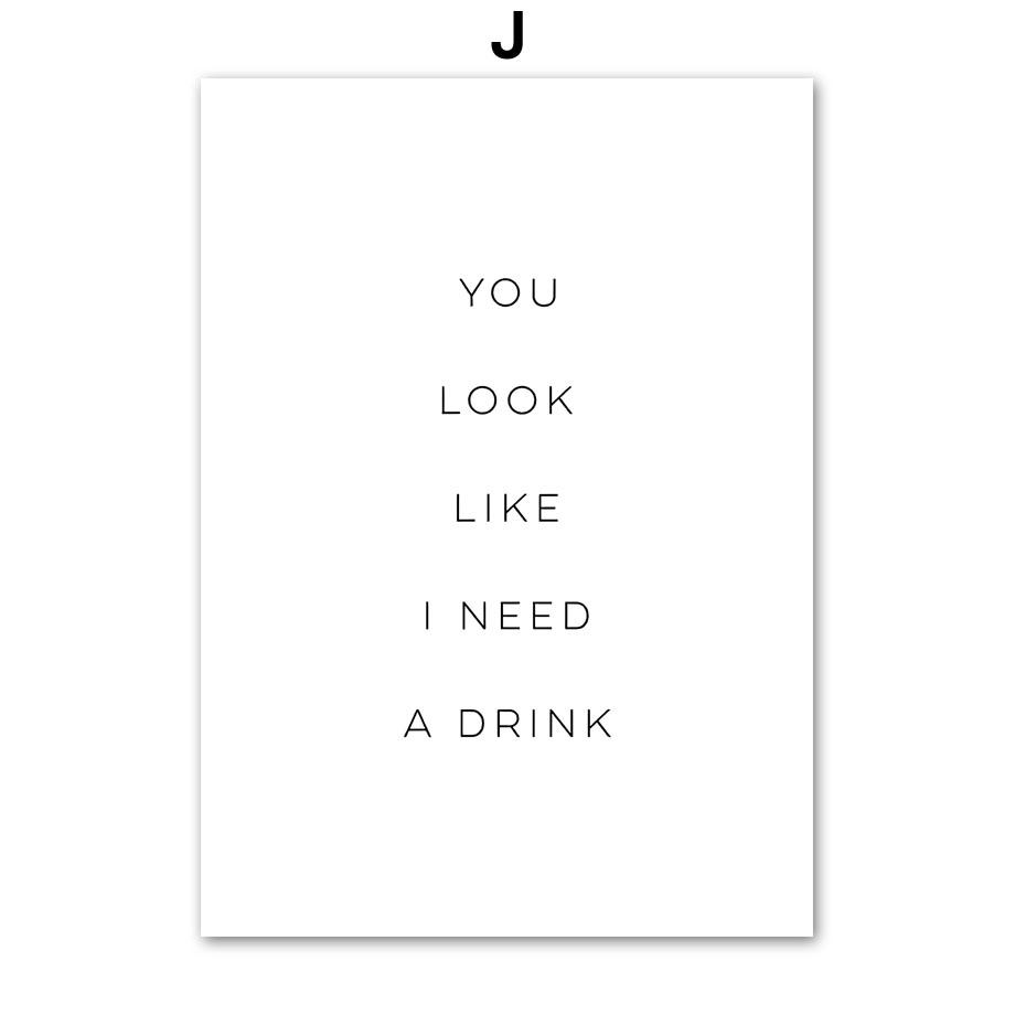 Modern Cocktail Lemon Cucumber Posters Prints Drink Mojito Martini Wall Art Canvas Painting for Bar Kitchen Room Home Decoration