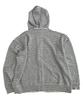 SK8ER ROCK Double Stars Stripe Knit Hood Zip-Up ((Gray))