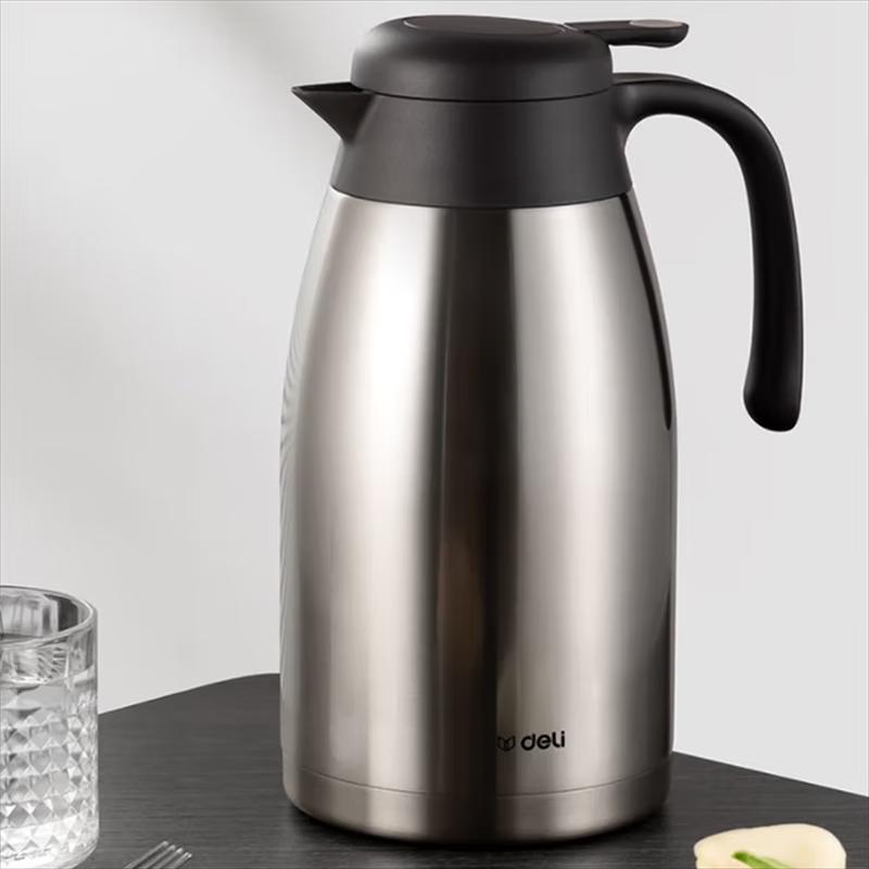 Deli 17754 1.5L Stainless Steel Vacuum Insulated Pot