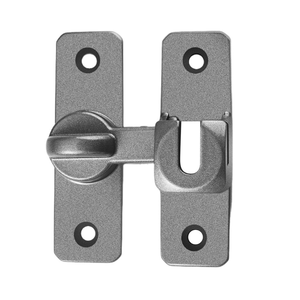 No Drill Door Latch 90 Degree Push Pull Lock 180 Degree Security Latch For Sliding Doors Home Security