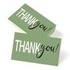 50/100pcs/pack Thank You Cards Gift Gift Holiday Greeting Cards Wedding Business Party Invitation