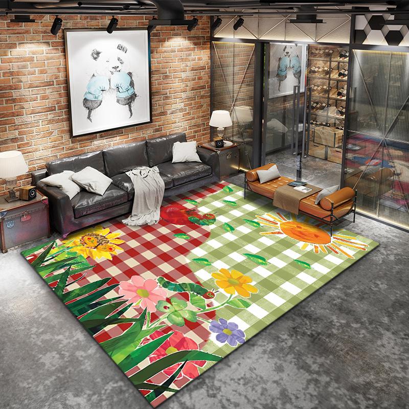 The Very Hungry Caterpillar Carpet Rug For Living Room Bedroom Home Sofa Decoration Kids Play Nonslip Floor Mat