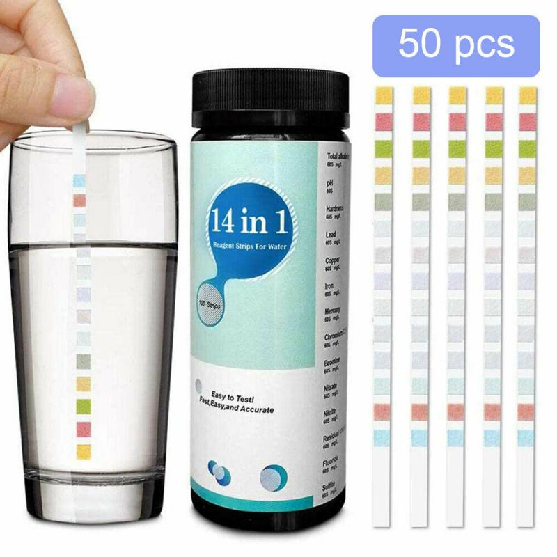 7/14/15-in-1 Drinking Water Test Strip PH Bromine Nitrate Water Quality Test For Aquarium Fish Tank Pool Water Test Strip
