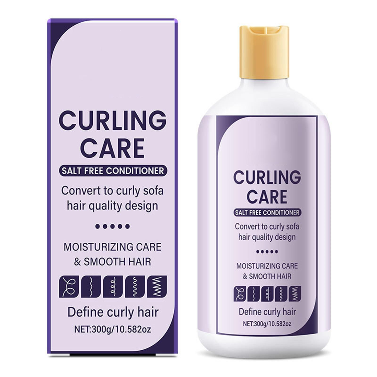 

Бессолевой кондиционер для ухода за вьющимися волосами 300г, Кондиционер для смешанных волос, Увлажняющий мягкий уход за волосами One Size