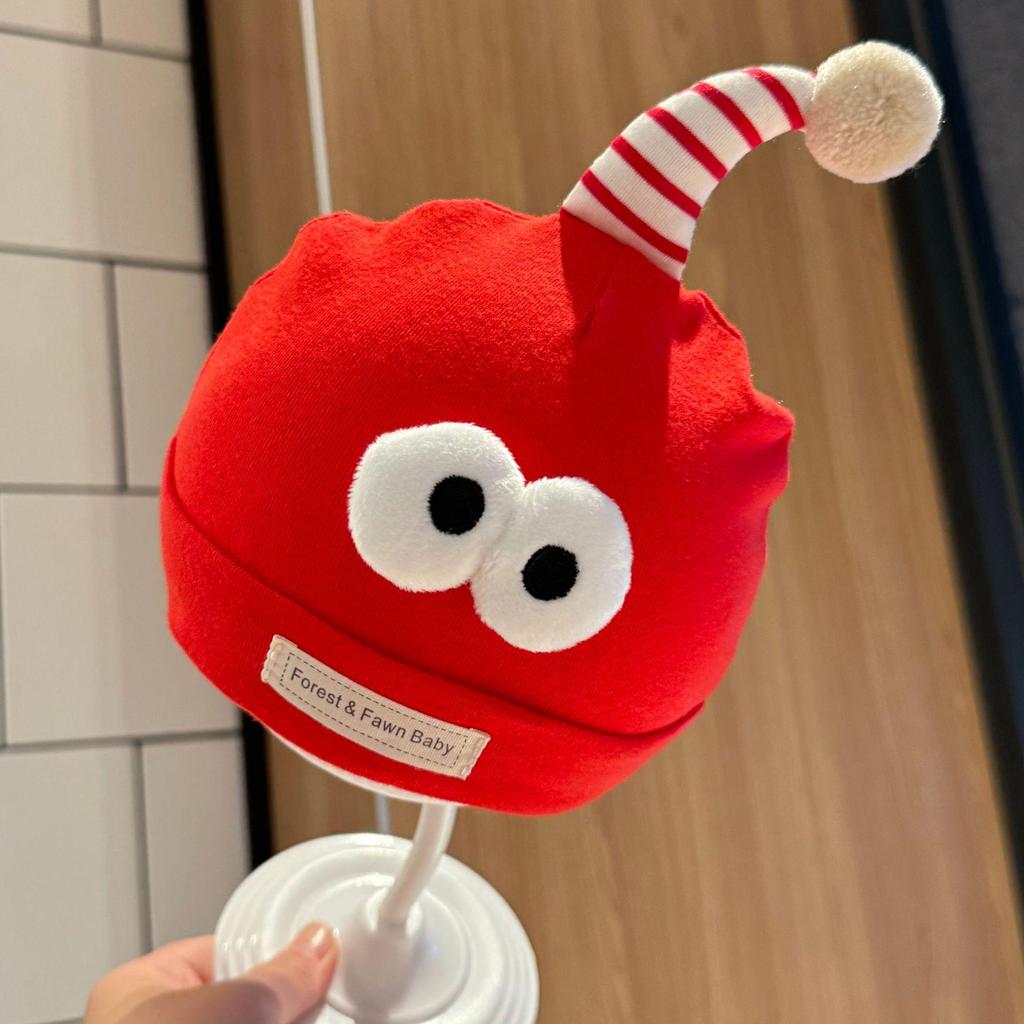 Frühlings-/Herbst-Neugeborenenhut: Dünner Baumwollpullover, Winddicht & Fontanellenschutz für Jungen und Mädchen