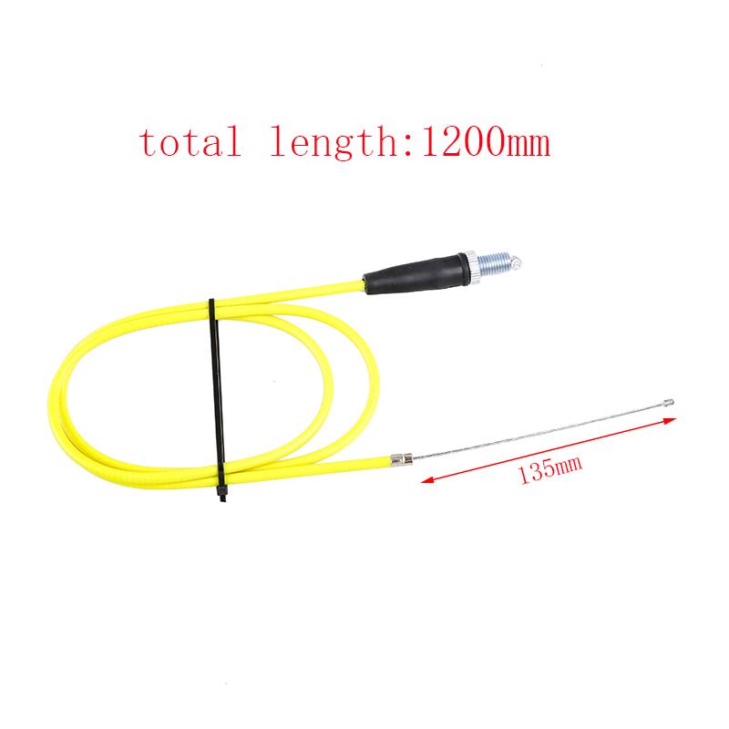 Universal Motorcycle 1000MM/1200MM Straight Head Gas Throttle Cable For SX EXC TC TE KXF CRF YZF WR YZ RM ATV Dirt Pit Bike MX Throttles 2