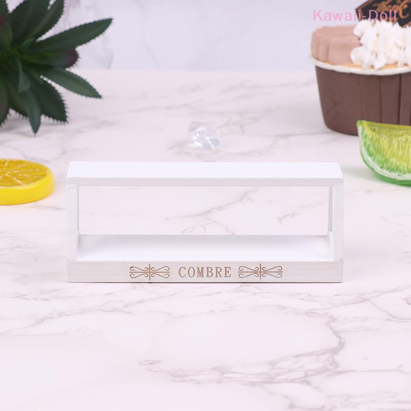 Eco-friendly Durable Miniature Cake Stand 1/12 Dollhouse Cake Shelf For Kids DIY Decoration