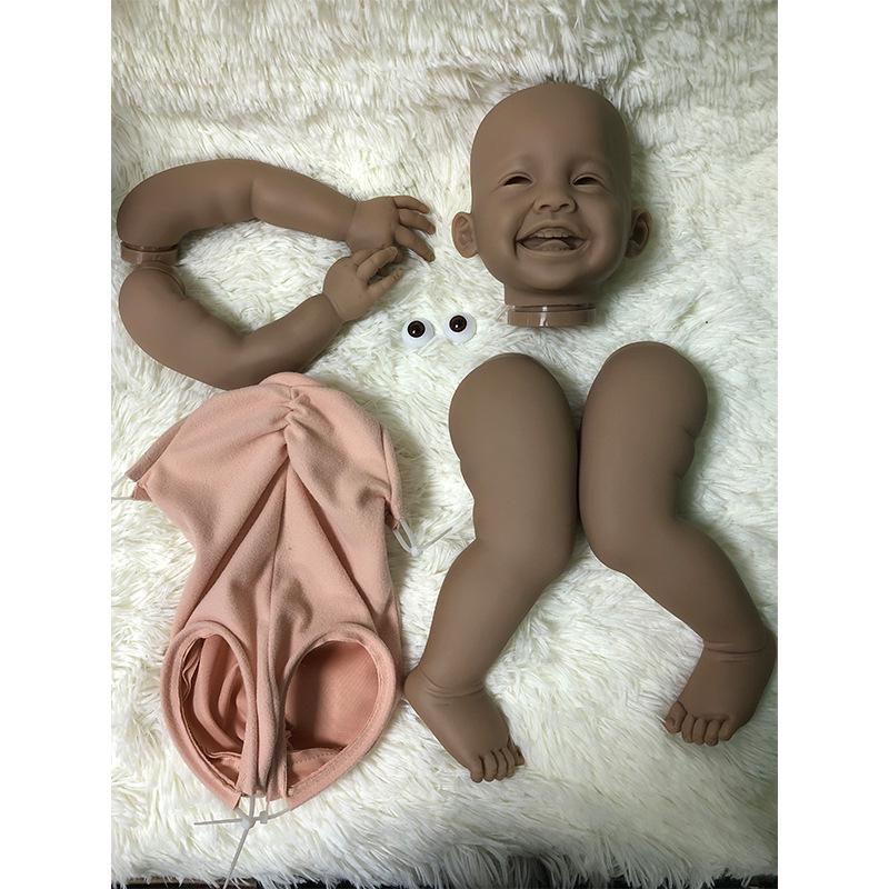 

Реалистичная черная силиконовая кукла реборн - МИЛА 24 inch