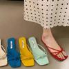 Fashion Summer Flat Bottom Fashion Trendy Women's Beach Sandals Outdoor Wear Non-slip Outdoor Versatile Women Slippers Flip Flops Women