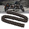 uxcell YBR125 Roller Chain Drive for Motorcycles, Alloy Steel, 25H, for 88L, 21.7 inches (55 cm), Long