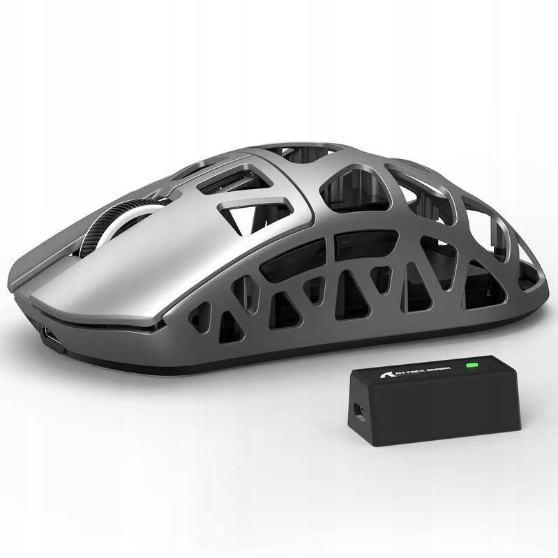 ATTACK SHARK R3 Argintiu, mouse wireless ultra-ușor pentru jocuri 8K