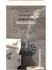 Luxury Wall-Mounted Quick-Dry Toilet Brush Set with Base for Cleaning Bathroom Corners