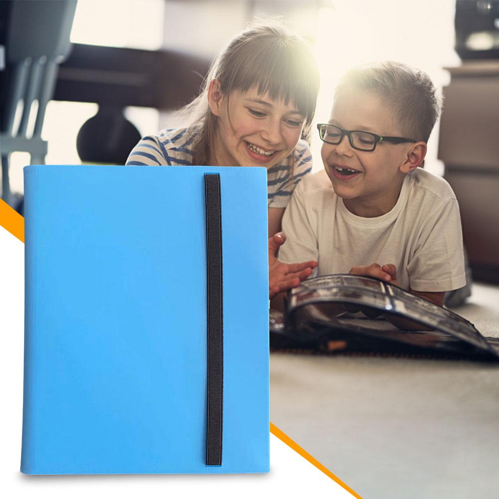 Trading Card Binder 9 Pocket Cartoon Collection Notebook Portable Hold 360 Cards for Pokemon Game Cards Collection