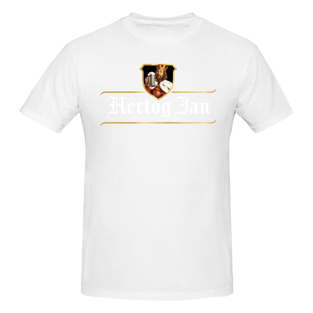 Funny Hertog Jan 2 Men's T-shirt Printed Tops Are Loose and Slim Fit Women's T-shirts Graphic T Shirts Vintage T Shirt