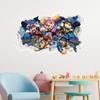 Paw Patrol Chase Cartoon Wall Stickers for Kid's Room Kindergarten Living Room Bedroom Wall Decoration Stickers Animated Poster
