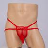 Men's sexy thong lace panties ultra-thin seamless briefs mesh breathable belt jj set sex stockings panties