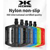 Nylon Anti-Slip Reflective Pedals Chromoly Steel Axle 14mm Lightweight for All Bikes Folding Bike Compatible