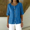 Women's Fashionable Shirt: Casual And Elegant Boho Color Button-Down Top