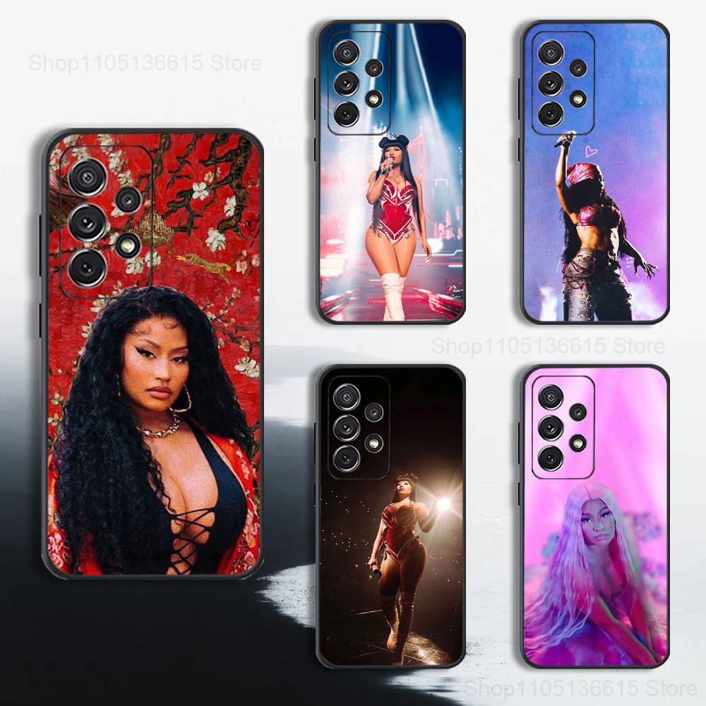 Rapper N-Nicki M-MINAJ Case For Samsung S22,S21,S9,S25,S24,S23,Ultra,FE,S20,S10,Plus,Lite,Soft Silicone Black