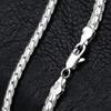 Copper 8/16/18/20/22/24 Inch 6mm Side Chain Necklace Bracelet For Woman Men Fashion Charm Wedding Jewelry