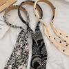 Hair Hoop Ribbon Summer Silk Scarf Headband Korean Hairbands Sponge Hair Hoop Women Hair Hoop
