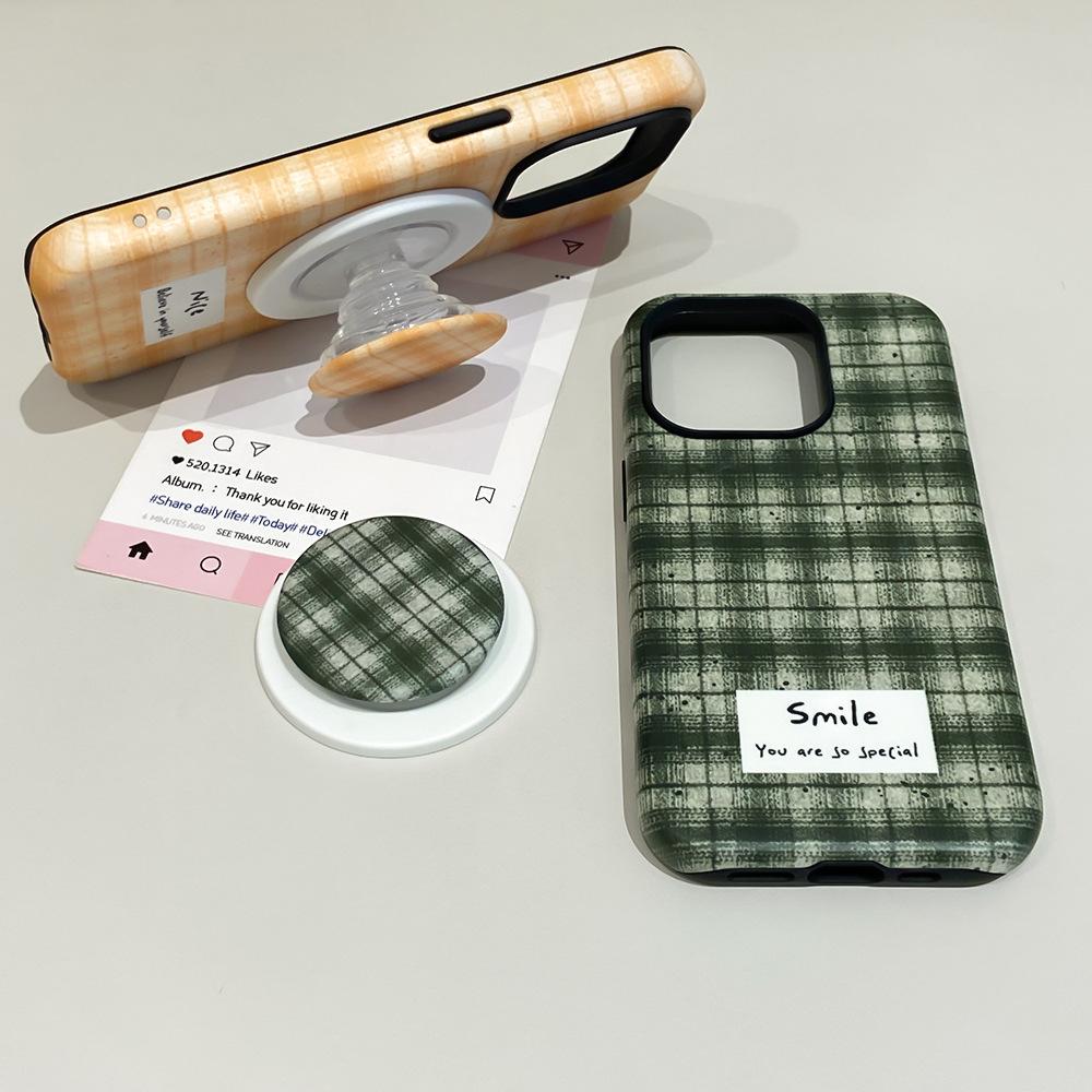 Apple 17/16Promax Internet celebrity sweater pattern mobile phone case for iPhone14 magnetic film 2-in-1 15
