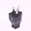 1/2 ks USA tříkolíková napájecí zásuvka zapojení elektrická zásuvka AC zásuvka zástrčka černá 125V 15A USA samice samec konektor