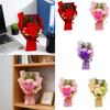 Scented Artificial Flowers Garland Soap Bouquet Realistic Carnations Gift for Valentine’s Day Home Decoration