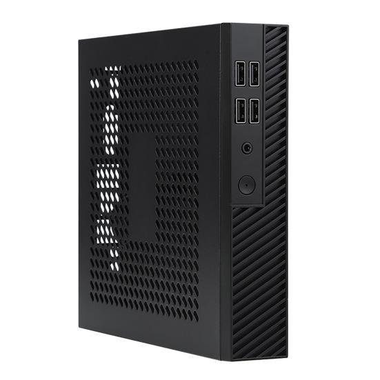 DX01 Mini ITX Thin Half Height Computer Case Quick Heat Dissipation Supporting VESA