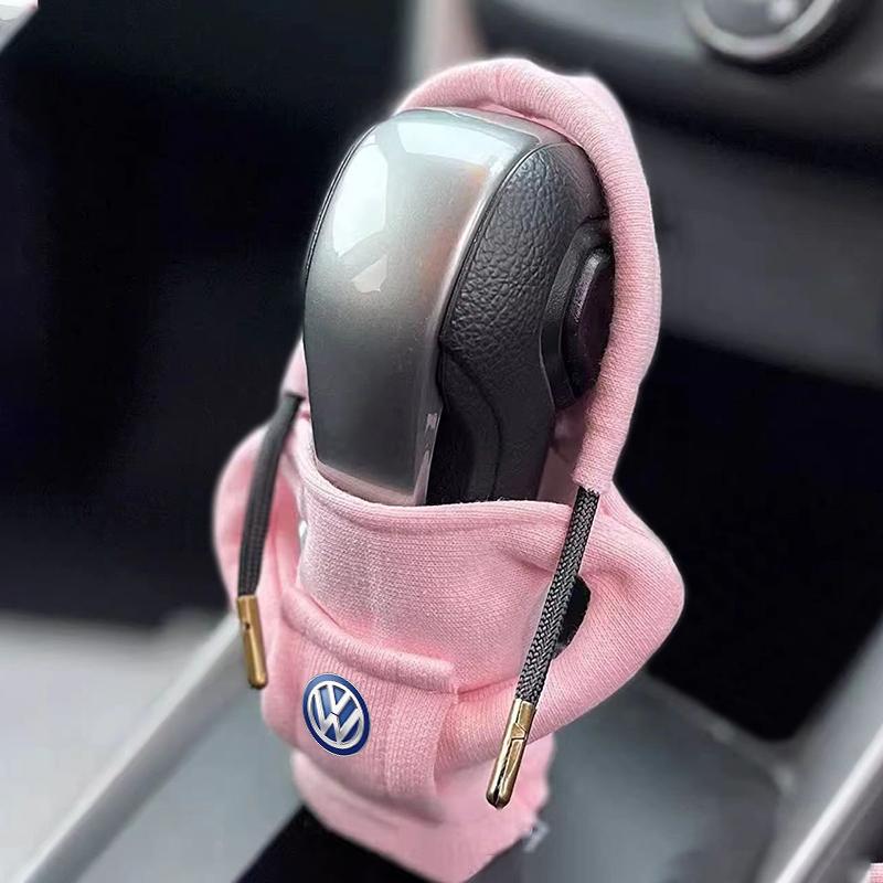 1Pcs Car Gear Lever Hood Small Sweater Decoration Gear Lever Hoodie Car Styling For Volkswagen Magotan Sagitar Golf-4 5 6 7 Magotan Polaris Boracay