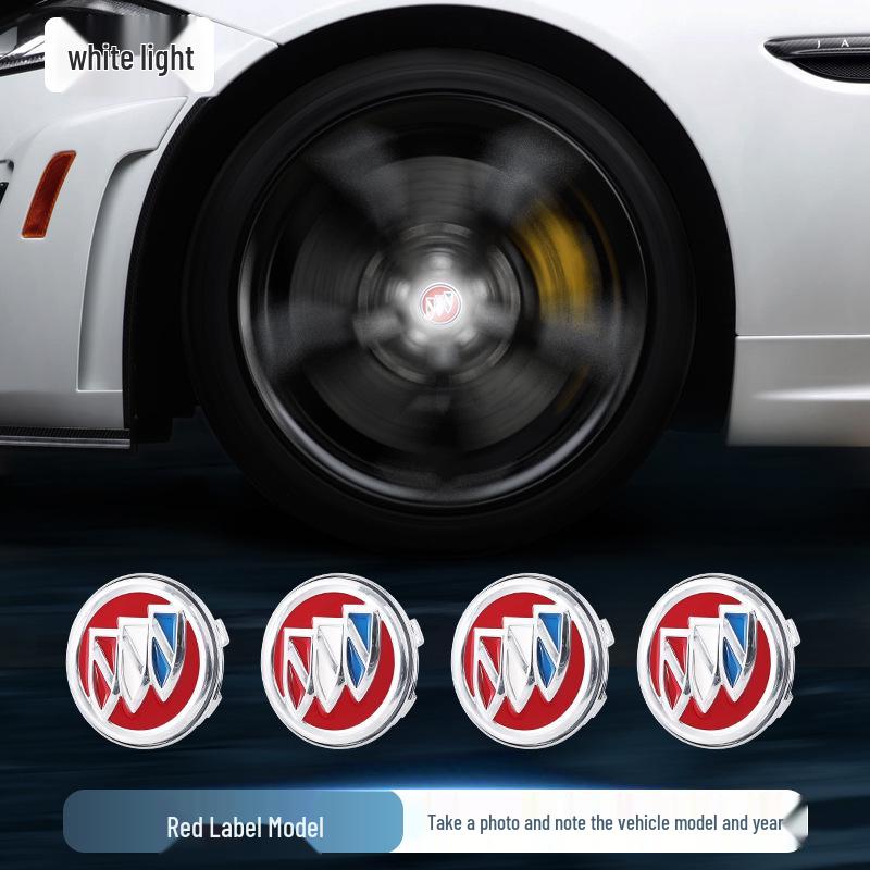 Compatible Magnetic Levitation Hub Lights for Buick: Excelle, Verano, LaCrosse, Enclave, Envision, GL8 - Luminous Tire Lights.