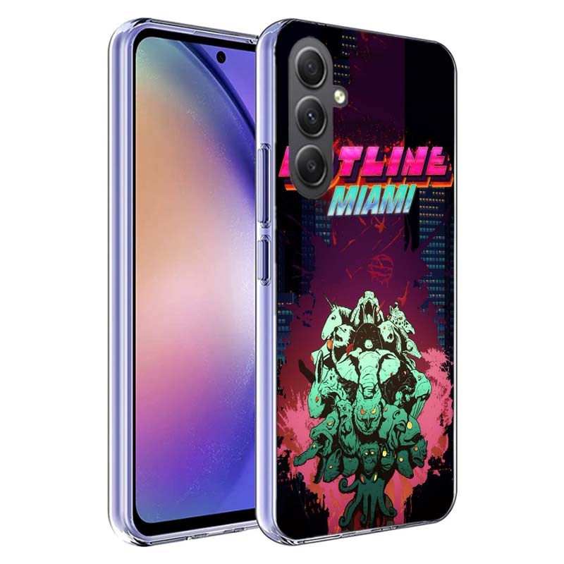 Game Hotline Miami Phone Case for Samsung A17 A37 A57 A07 A16 A26 A36 A56 A06 A02S A12 A22 A32 A52S A04S A14 A24 A34 A54 A03 A13