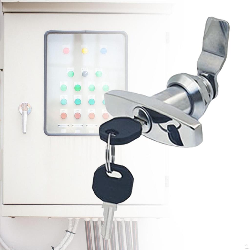 T Handle Door Lock Latch Replacement Multifunctional Simple Assembly for Garage Accessories