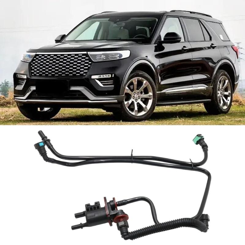 L1MZ-9B325-B Fuel Pipe Support Bracket for Explorer 2020-2024 Plastic and Metal Fuel Line Holder Quick Installation