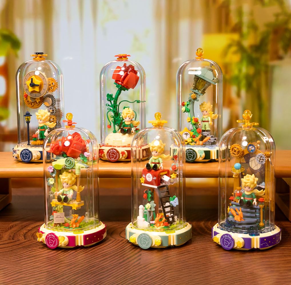 PANTASY The Little Prince Time Travel Building Set for Adults and Teens, DIY Assembly Model, Collectible, Decorative Gift