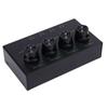 4 Channel Headphone Amplifier USB Power Supply Port Knob Volume Adjustment Stereo Headphone Amplifier