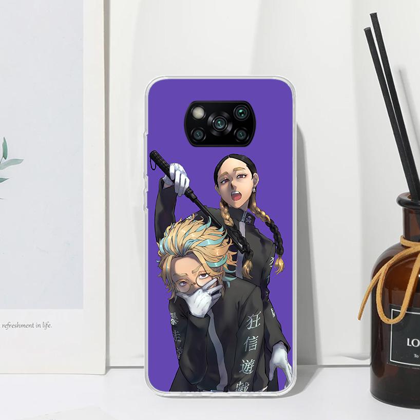Ran Haitani Rindou Tokyo Aevengers Phone Case For Xiaomi Poco X7 X6 X5 M7 M8 Pro F7 Ultra Redmi 15C 15 13C 13 12C 12 10 10C 10A